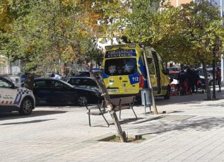 Tratan de reanimar sin éxito a un varón en la avenida de Asturias de Palencia
