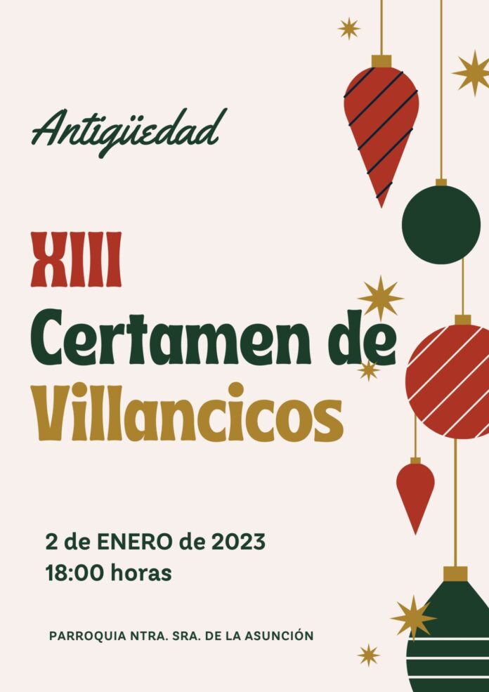 ANTIGÜEDAD CARTEL NAVIDAD