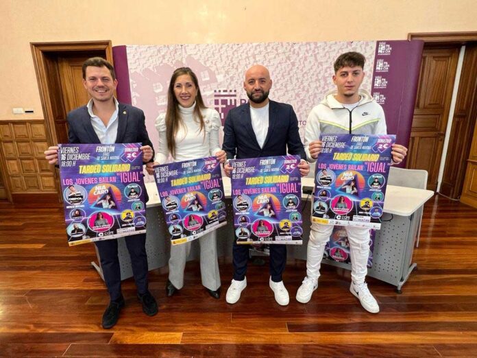 tardeo solidario Los jóvenes bailan IGUAL en Palencia