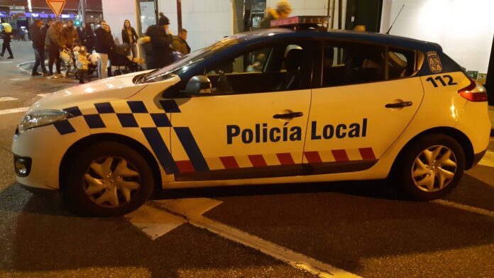 Vehículo de la Policía Local de Palencia.