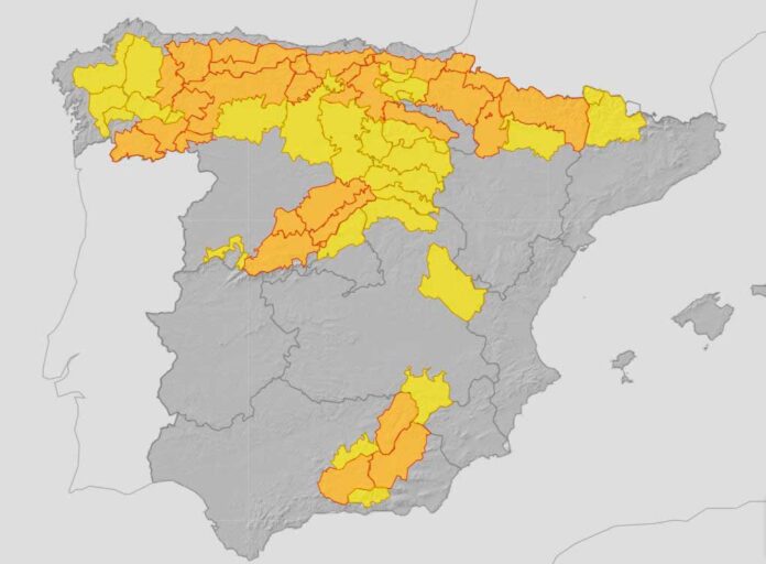 Alerta nevadas norte de Palencia