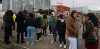 Incendio en la fábrica de Cascajares en Dueñas (Palencia) - Brágimo (ICAL)