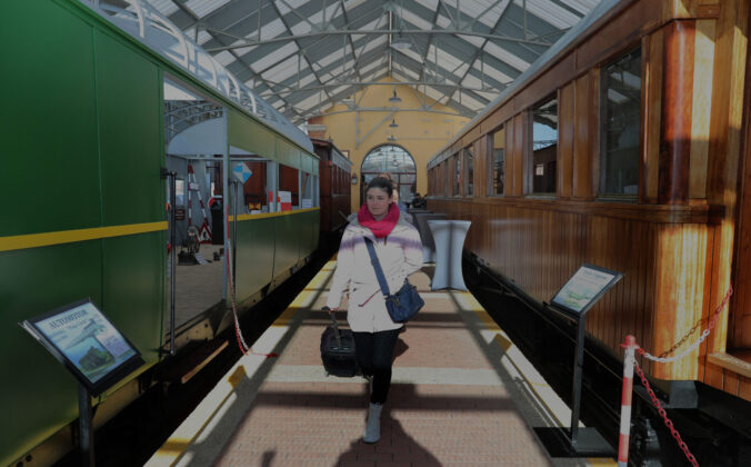 Inauguración del Museo del Ferrocarril en Venta de Baños (Palencia)