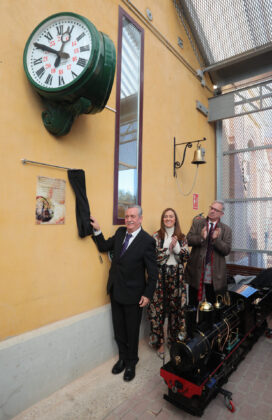 Inauguración del Museo del Ferrocarril en Venta de Baños (Palencia)