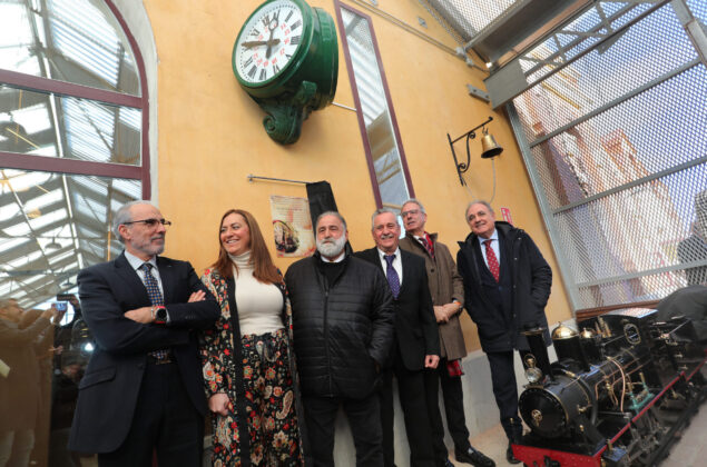 Inauguración del Museo del Ferrocarril en Venta de Baños (Palencia)