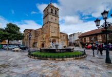 aguilar de campoo plaza iglesia de san miguel