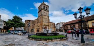 aguilar de campoo plaza iglesia de san miguel