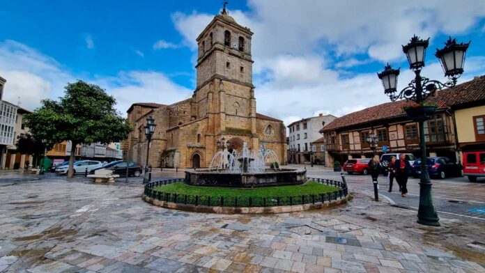 aguilar de campoo plaza iglesia de san miguel