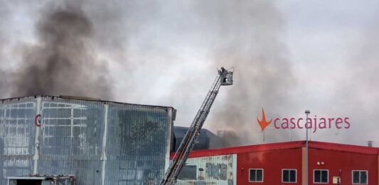 Incendio en Cascajares, Dueñas. Foto: M. Brágimo - ICAL