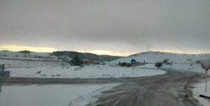 Nieve en Aguilar de Campoo