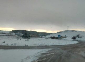 Nieve en Aguilar de Campoo