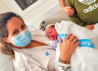 Abel Ortiz, primer bebé de 2023 en Palencia