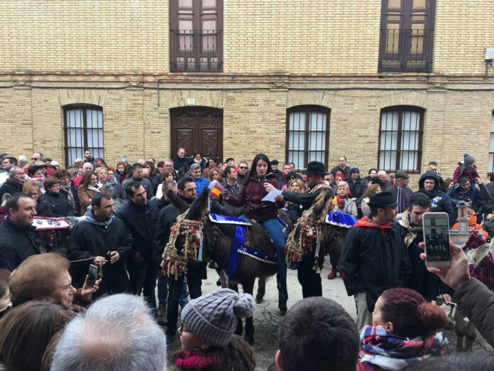 Imagen de archivo de la festividad de San Antón en Fuentes de Nava, en 2018. Fuente: Turismo Fuentes de Nava