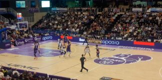 zunder palencia baloncesto en el polideportivo pisuerga de Valladolid 28-01-23 - Óscar Herrero