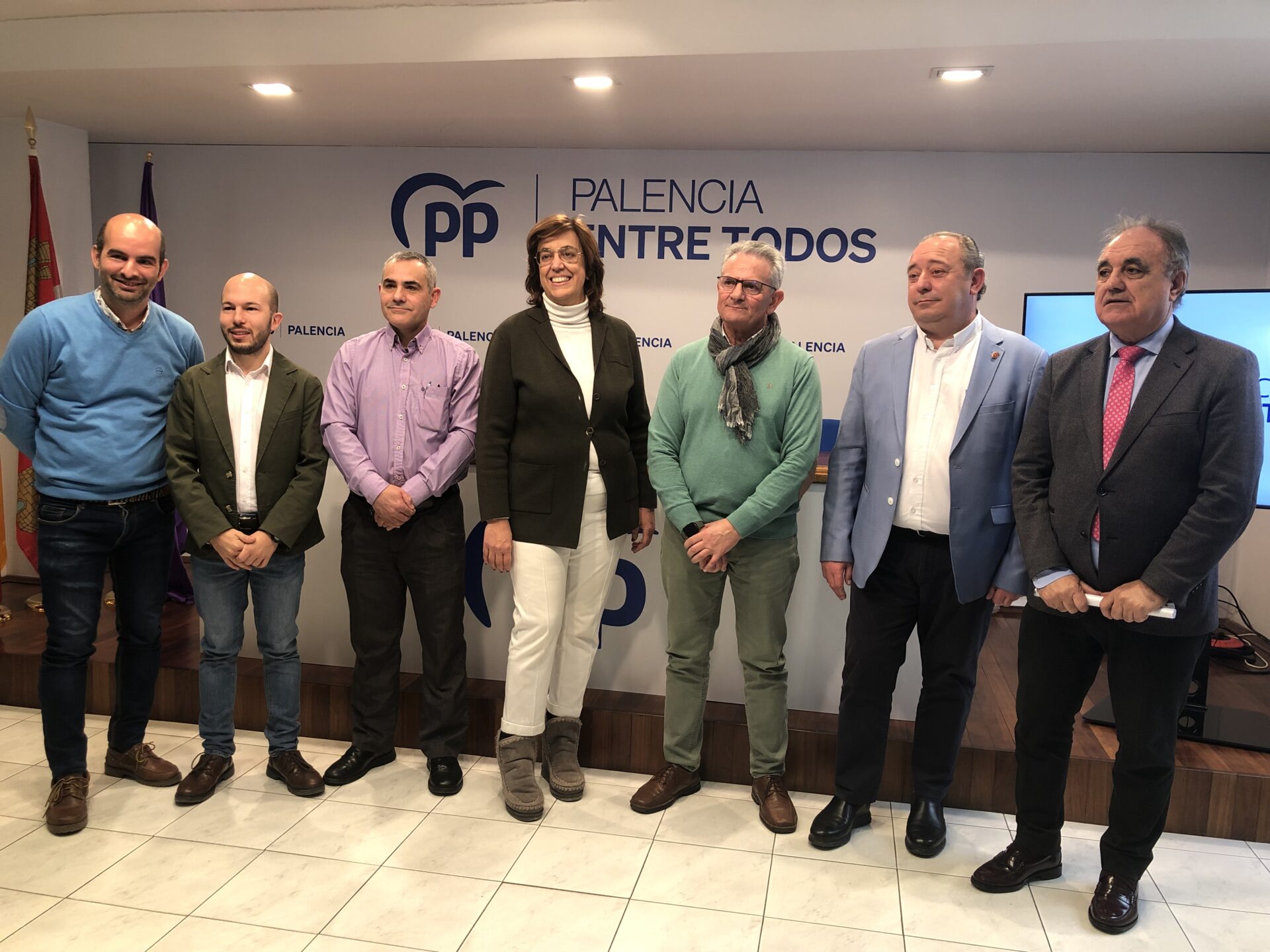 Gañán-Martín-Tapia-Majón-Maza- candidatos-PP-Alcaldías-de-Villada-Villamuriel-Grijota-Venta-Baños-Santibáñez-Peña