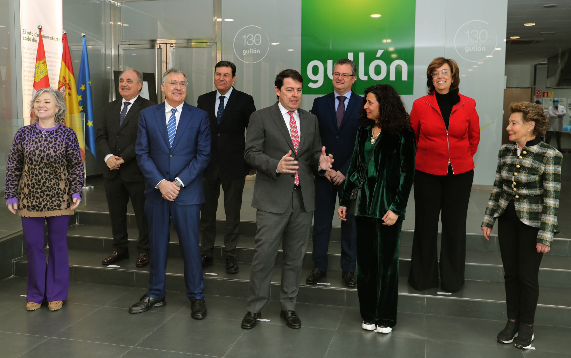 El presidente de la Junta participa en el 130 aniversario de Galletas Gullón en Aguilar de Campoo (Palencia)