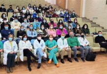 Alumnos en prácticas en el Hospital Río Carrión y San Telmo de Palencia