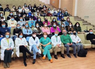 Alumnos en prácticas en el Hospital Río Carrión y San Telmo de Palencia