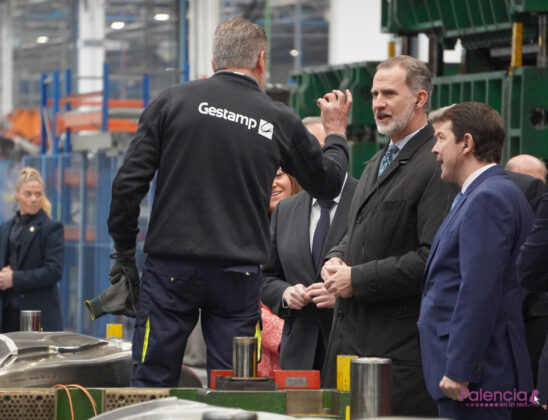 Visita de Felipe VI a Gestamp Dueñas - 3 de febrero de 2023