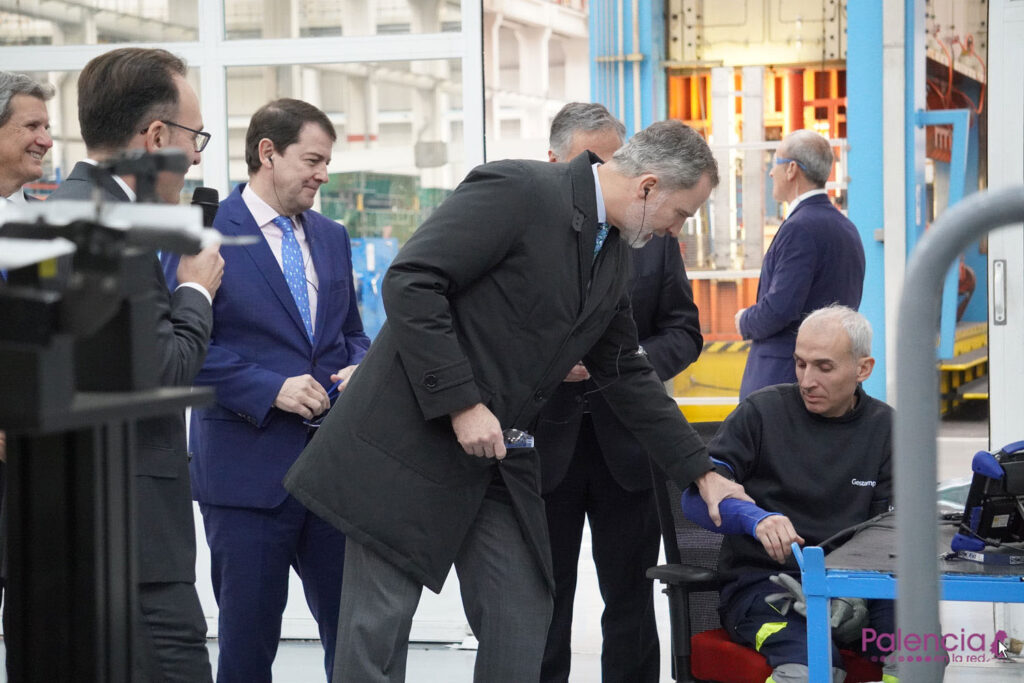 Visita de Felipe VI a Gestamp Dueñas - 3 de febrero de 2023