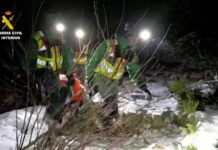 Rescate montañero fallecido en el Curavacas