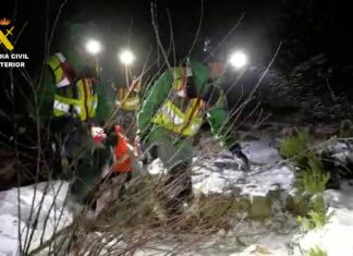 Rescate montañero fallecido en el Curavacas