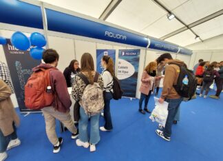 Stand de Aquona en la feria de Valladolid.