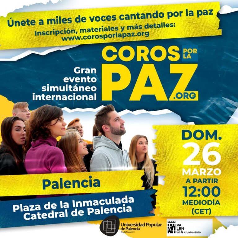 coros por la paz palencia