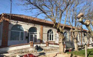Obras antiguas escuelas Grijota