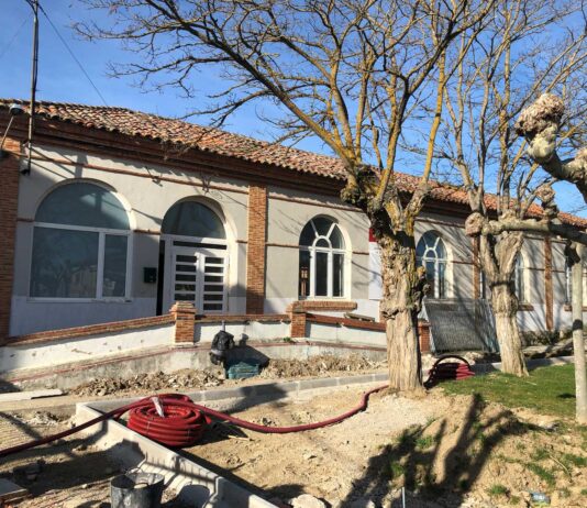 Obras antiguas escuelas Grijota