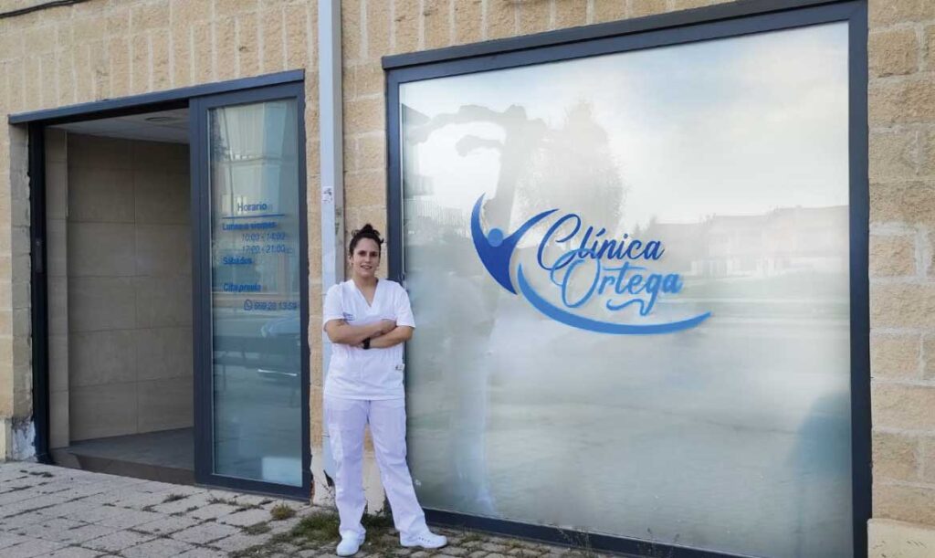 Cristina Ortega fisioterapeuta en Grijota