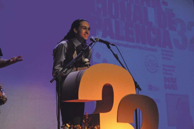 David Montes en la 32 Muestra de Cine Internacional de Palencia