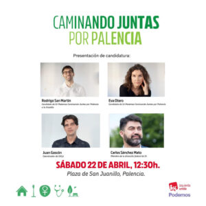 Izquierda Unida Podemos presenta candidatura en Palencia