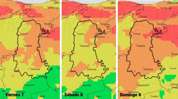 riesgo incendios palencia semana santa 2023