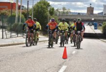 Prueba ciclista del Club Trinketes en Magaz de Pisuerga
