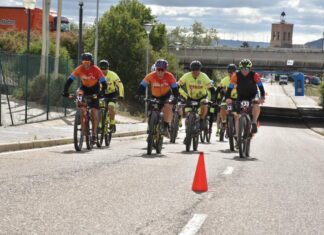 Prueba ciclista del Club Trinketes en Magaz de Pisuerga