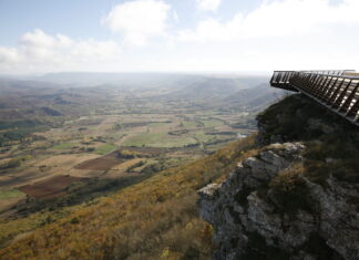 Mirador de Valcabado, en Pomar de Valdivia