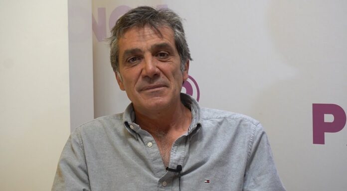 Alfredo Llorente, candidato por el PSOE en Santibáñez de la Peña