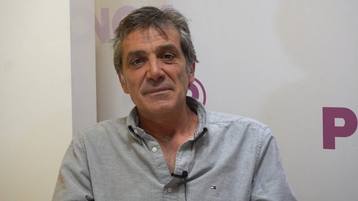 Alfredo Llorente, candidato por el PSOE en Santibáñez de la Peña