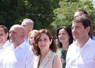 Isabel Díaz Ayuso en Valladolid - Elecciones 28M. Miriam Chacón (Ical)