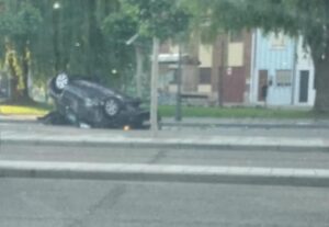 Accidente en Carrión de los Condes