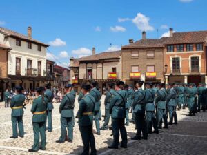 Guardia Civil en Saldaña