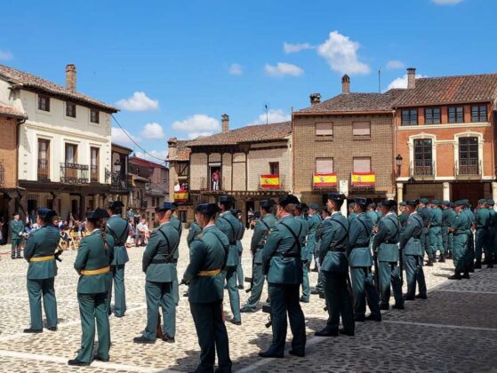 Guardia Civil en Saldaña