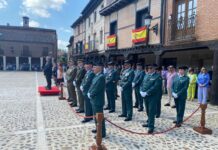 Guardia Civil en Saldaña