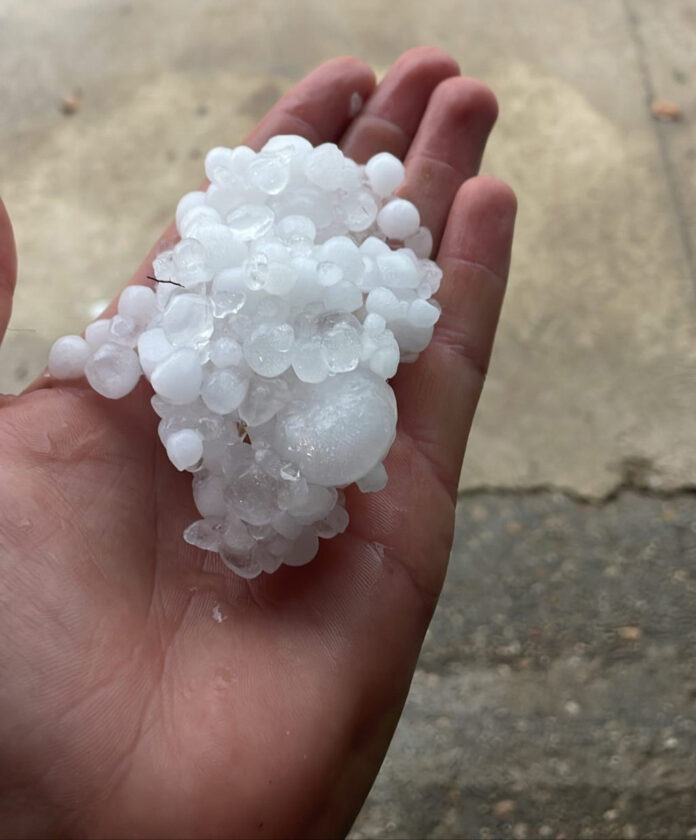 Granizo en Villarrabé