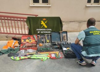 La Guardia Civil detiene a 3 personas por robar material de construcción en Cisneros