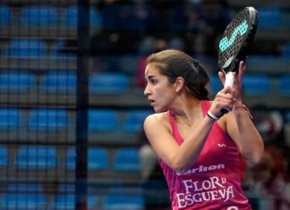 La jugadora de padel vallisoletana beatriz caldera