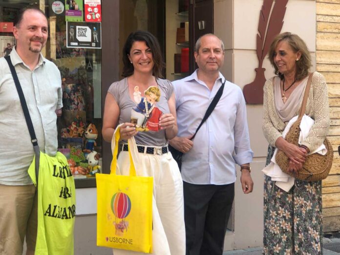 Macarena Olona visita Palencia para apoyar la candidatura de Caminando Juntos
