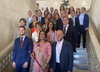 Foto de grupo de la nueva corporación de Palencia