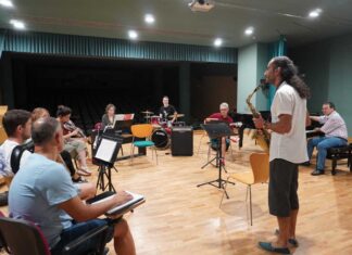 Curso de músicas creativas, improvisación y jazz IMPROWEEK en el Conservatorio de Palencia. A. Acitores